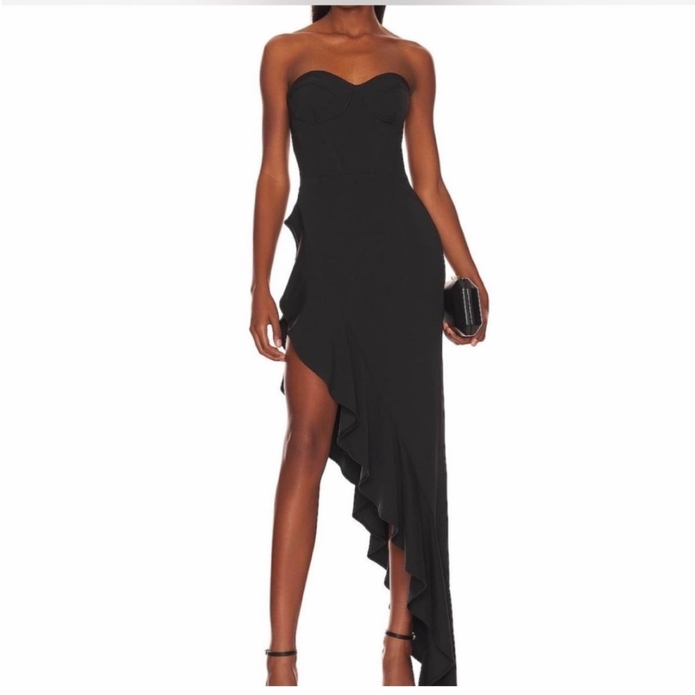 Katie May ESMERALDA GOWN IN black